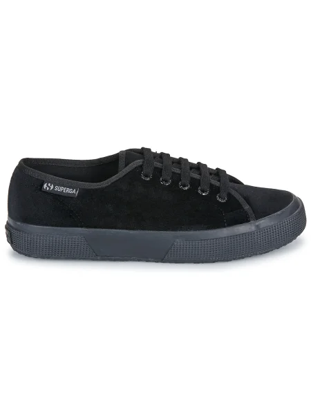 Zamatové tenisky Superga 2750 čierna