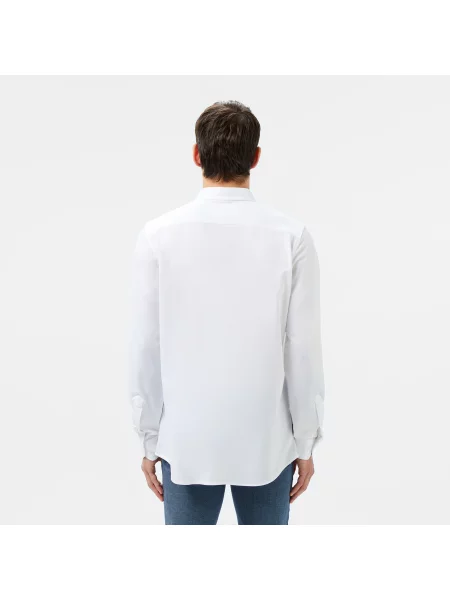 Lacoste Koszula Slim Fit biała