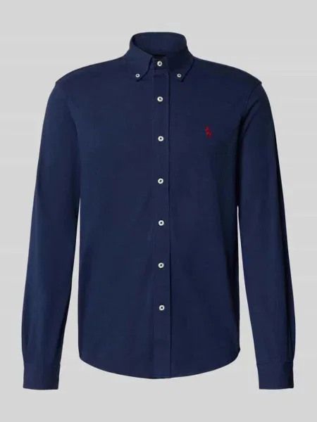 Koszula casualowa o kroju regular fit z czystej bawełny Polo Ralph Lauren granatowa