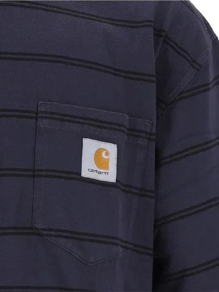 Ριγέ μπλούζα Carhartt Wip μπλε