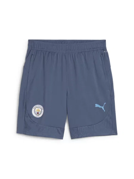 Szorty treningowe Manchester City PUMA Inky Blue Magic niebieskie