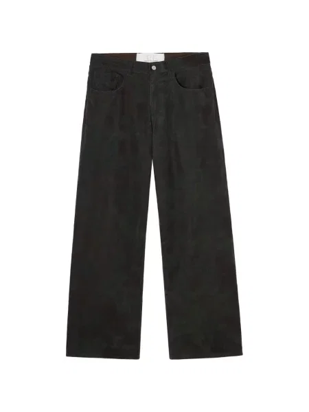 Pantaloni Erl de catifea cord maro