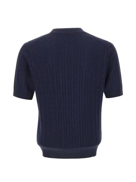 Tricou Kangra tricotate albastru