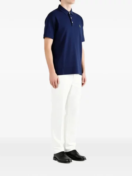 Haftowana koszulka polo Polo Ralph Lauren biała