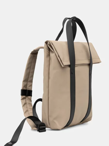 Рюкзак Rains 2 Way Tote Backpack Mini великий однотонний бежевий
