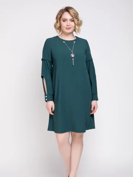 Сукня міні All Posa бавовна/поліестер бірюзовий