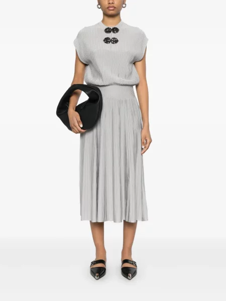 Rochie mini Emporio Armani gri