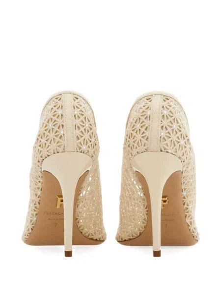Pantofi cu toc Ferragamo alb