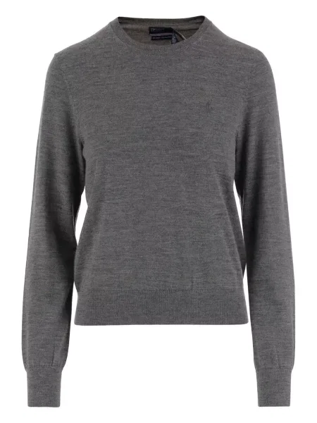 Kardigan Polo Ralph Lauren sztruksowy z frędzli niebieski