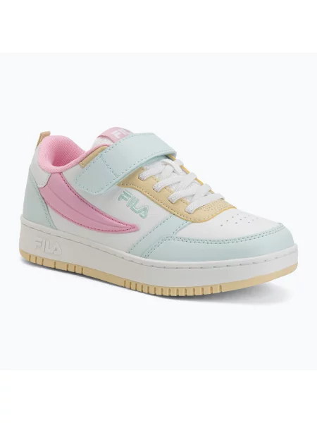 Детски обувки FILA Rega Nf Velcro soothing sea/prism pink бяло