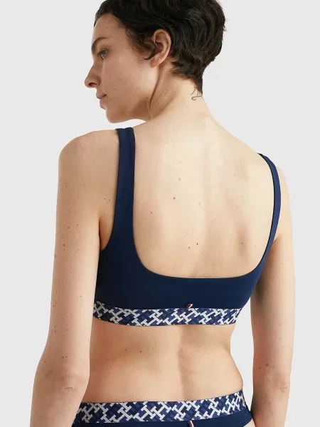 Без підкладки бюстгальтер Tommy Hilfiger синій