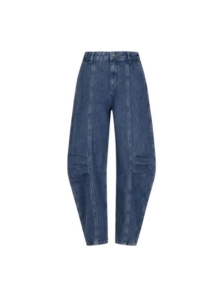 Spodnie cargo Rotate Birger Christensen niebieskie