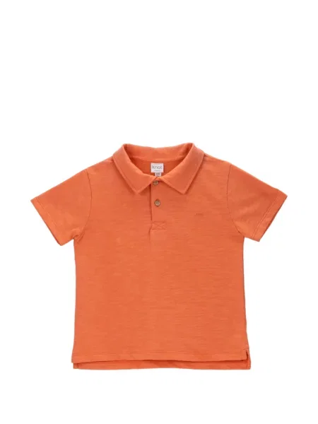 Koszulka polo dziecięca Knot pomarańczowa