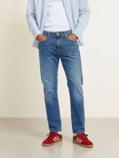 Tommy Jeans Džíny Ryan Slim Straight Fit denim dark