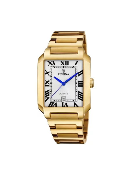 FESTINA Analogové hodinky Date watch On The Square zlatá