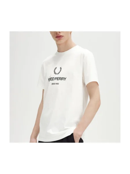 Tricou Fred Perry alb
