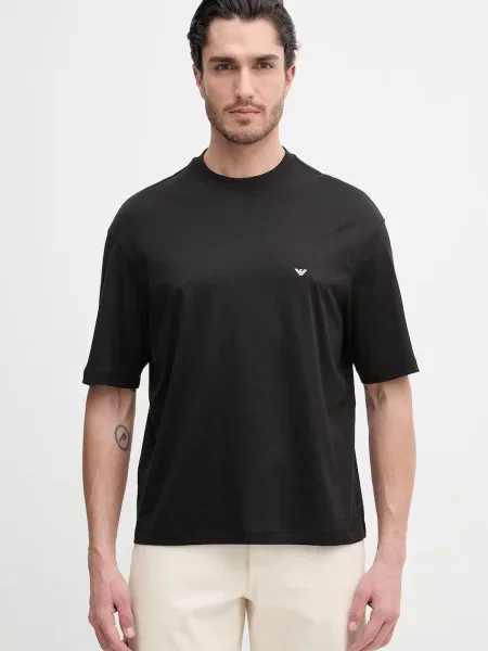 Tričko Emporio Armani černé