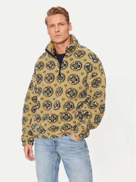 Jack&Jones Majica dugih rukava Geo Teddy smeđa