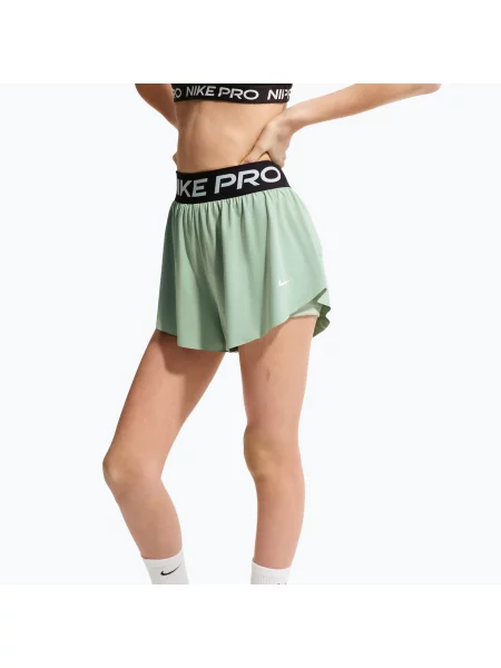 Gyerek rövidnadrág Nike Pro Dri-Fit steam/black/white. Méret: fehér