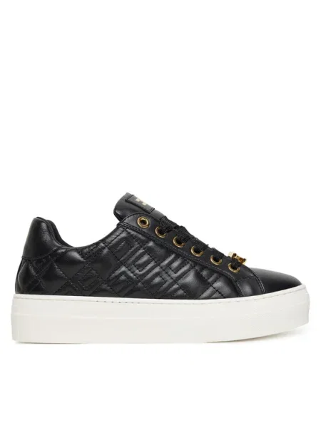 Sneakersy Elisabetta Franchi Low Cut Lace Up D čierna