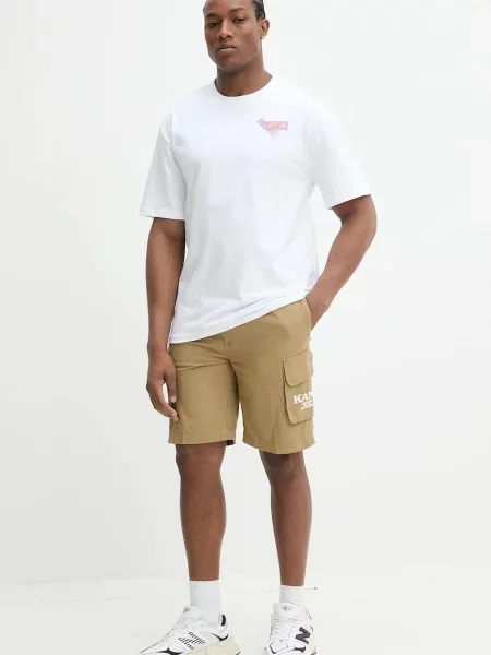 Футболка Karl Kani с принтом белая