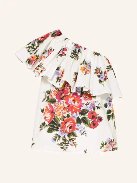Top Dolce & Gabbana s volány červený