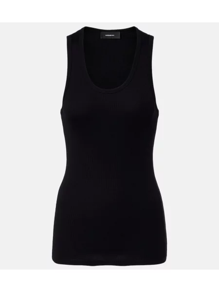 Top Wardrobe.nyc tricotate negru