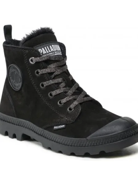 Dámske topánky Palladium Pampa Hi Zip WL black/black čierna