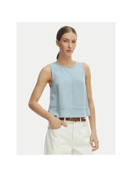 ONLY Marškinėliai Dorsi Loose Fit mėlyna