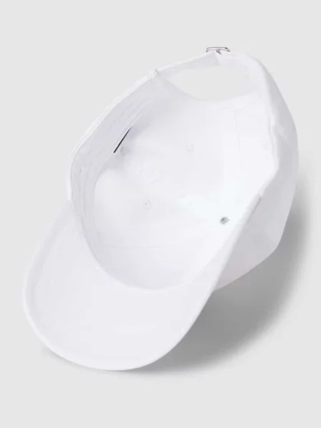 Hugo Boss Akcesoria Mężczyzna ONE SIZE Beżowa Czapka z Daszkiem z Logiem Stylowy Dodatek biały