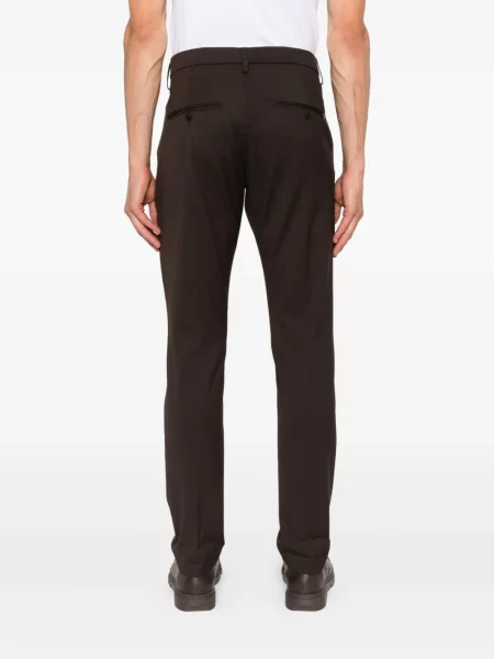 Pantaloni Dondup de lână maro