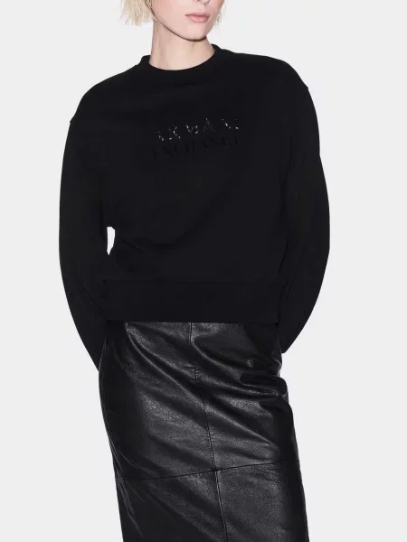 Світшот Armani Exchange чорний