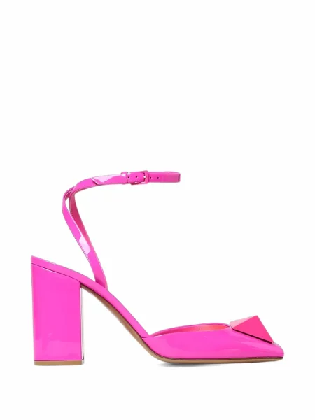Pantofi cu toc Valentino Garavani din piele roz