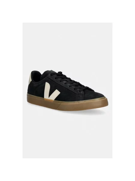Sneakersy Veja Campo zamszowe czarne