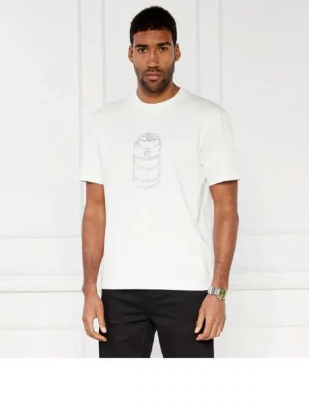 HUGO Tricou deondrin alb