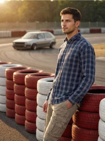 Sinsay koszula w kratę szary