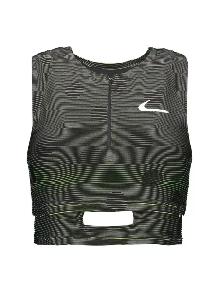Top sportowy Nike z logo zielony