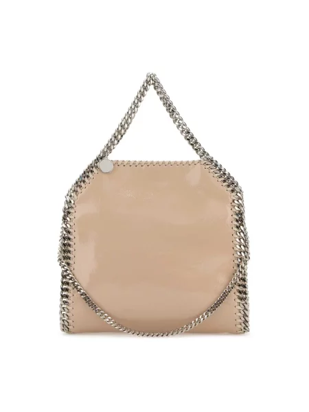 Shopperka Stella Mccartney skórzana różowa