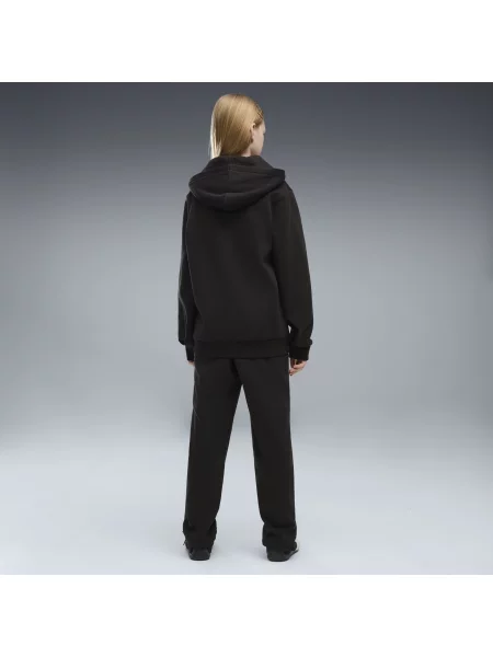 PUMA Młodzieżowy dres Essentials Script Glitter z zamkiem na całej długości Akcesoria czarny
