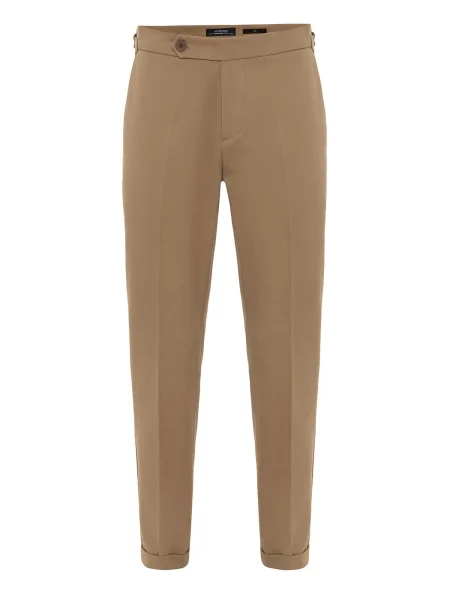 Antioch Hlače na rob Gianluca pikčasto rjava