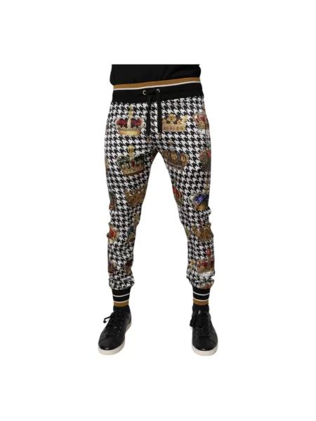 Joggery Dolce And Gabbana w pepitkę
