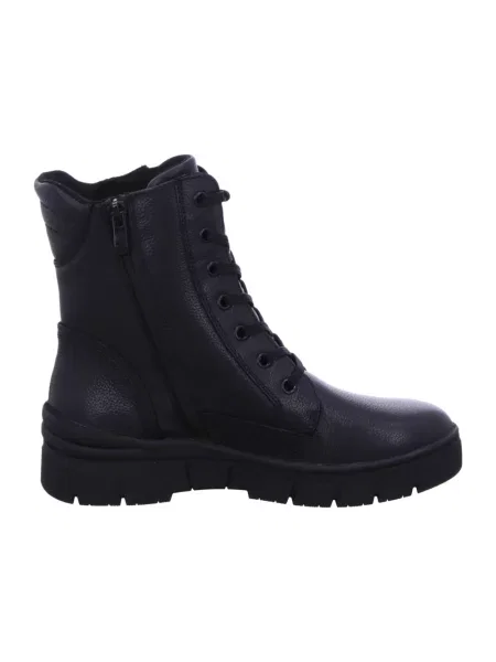 Botki Caprice zamszowe casual czarne