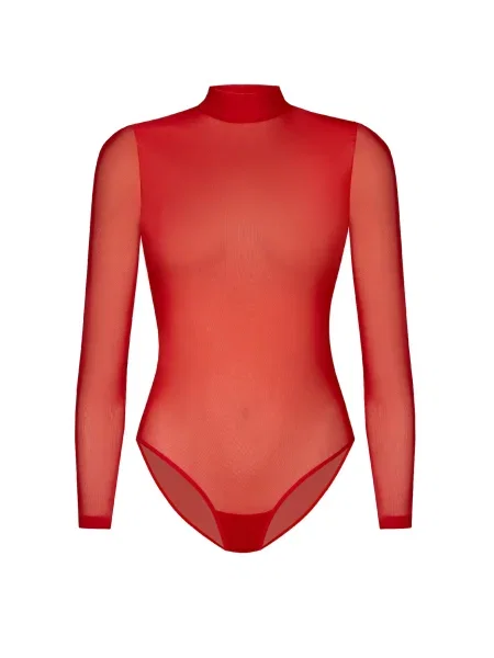 TEYLI Bodi majica Amy' rdeča