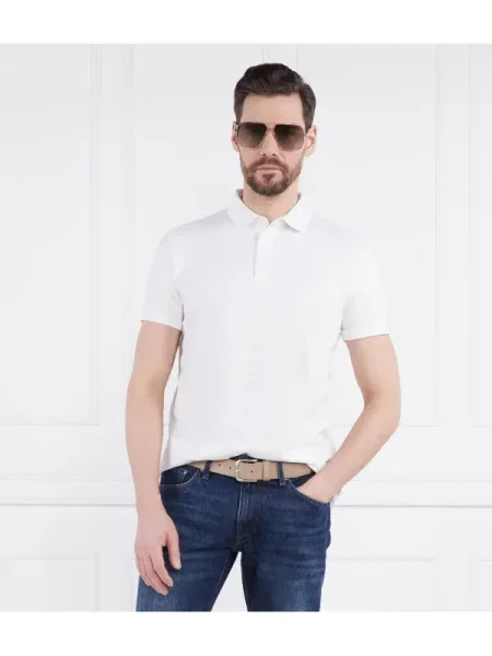 Joop! Jeans Polo Loxias | cu adaos de in alb