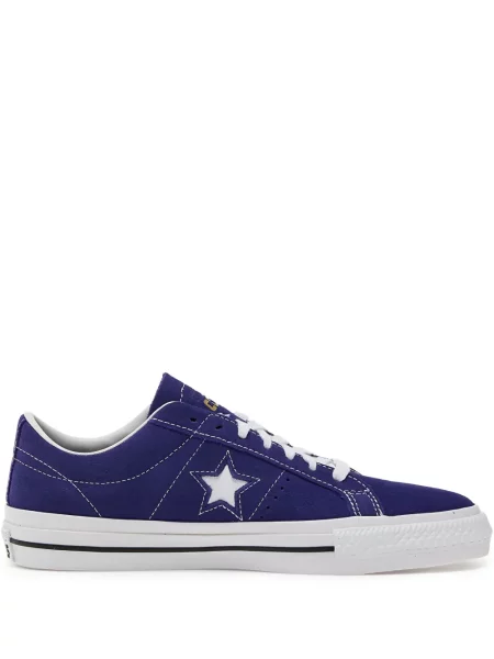 Plátěné tenisky Converse One Star na platformě šedé