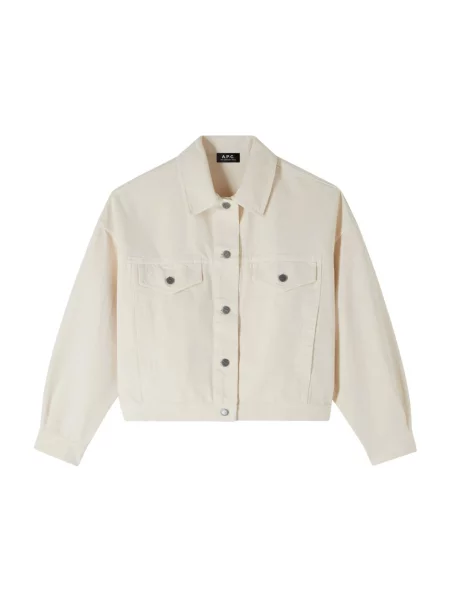 A.P.C. kurtka blouson cally przejściowa oversize beżowa