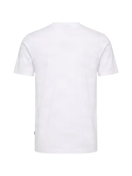 Tricou Boss cu broderie alb
