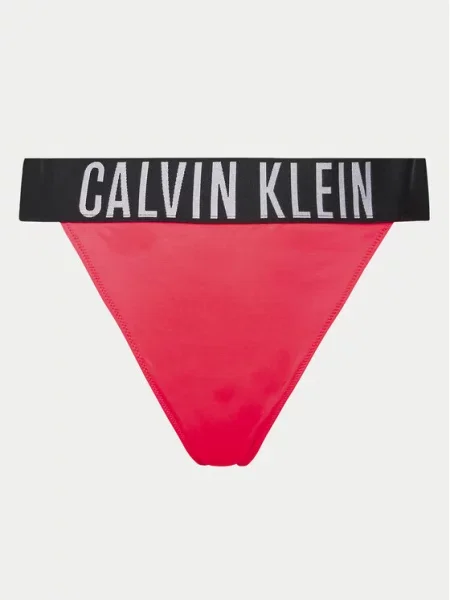 Calvin Klein Swimwear Dół od bikini czerwony