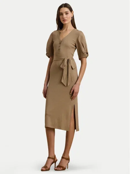 LAUREN RALPH LAUREN Rochie de zi bej