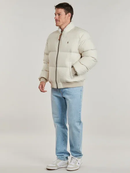 Polo Ralph Lauren Geacă de iarnă kaki alb